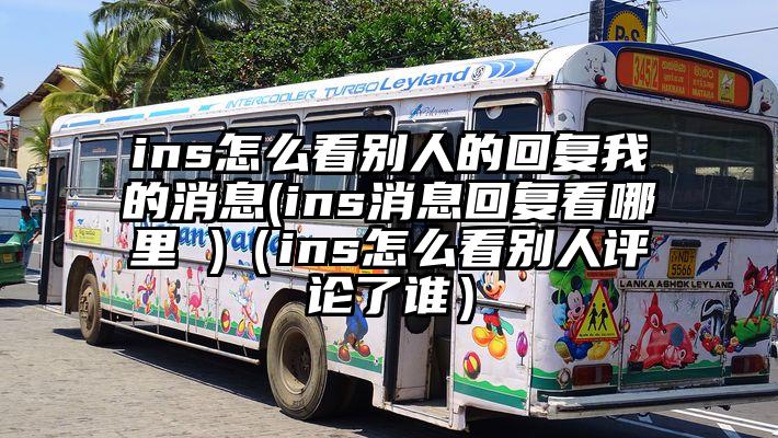 ins怎么看别人的回复我的消息(ins消息回复看哪里 )（ins怎么看别人评论了谁）