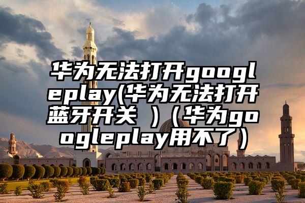 华为无法打开googleplay(华为无法打开蓝牙开关 )（华为googleplay用不了）