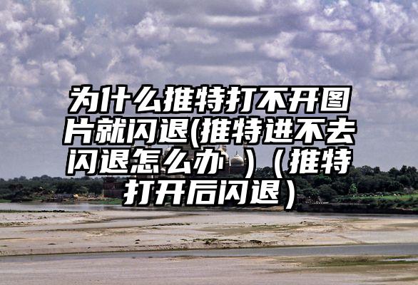 为什么推特打不开图片就闪退(推特进不去闪退怎么办 )（推特打开后闪退）