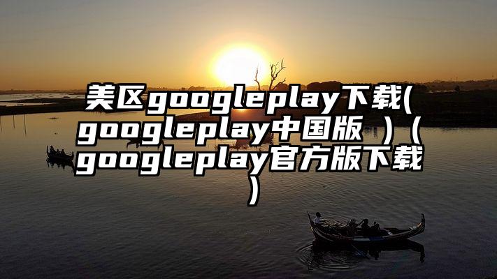 美区googleplay下载(googleplay中国版 )（googleplay官方版下载）