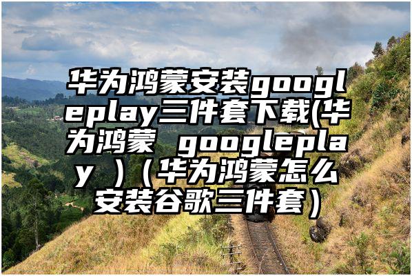 华为鸿蒙安装googleplay三件套下载(华为鸿蒙 googleplay )（华为鸿蒙怎么安装谷歌三件套）