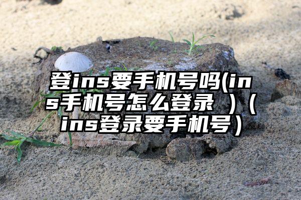 登ins要手机号吗(ins手机号怎么登录 )（ins登录要手机号）