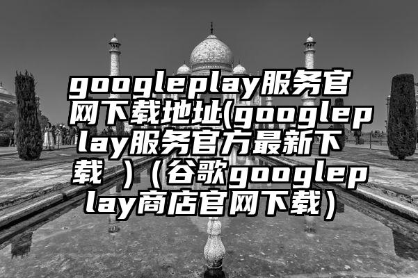 googleplay服务官网下载地址(googleplay服务官方最新下载 )（谷歌googleplay商店官网下载）