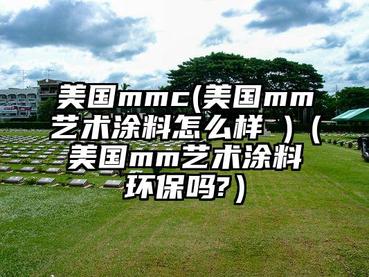 美国mmc(美国mm艺术涂料怎么样 )（美国mm艺术涂料环保吗?）