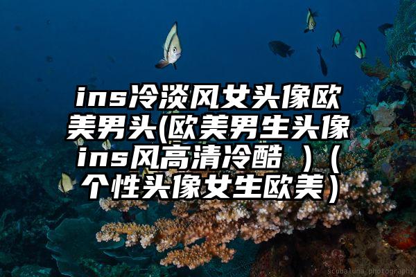 ins冷淡风女头像欧美男头(欧美男生头像ins风高清冷酷 )（个性头像女生欧美）