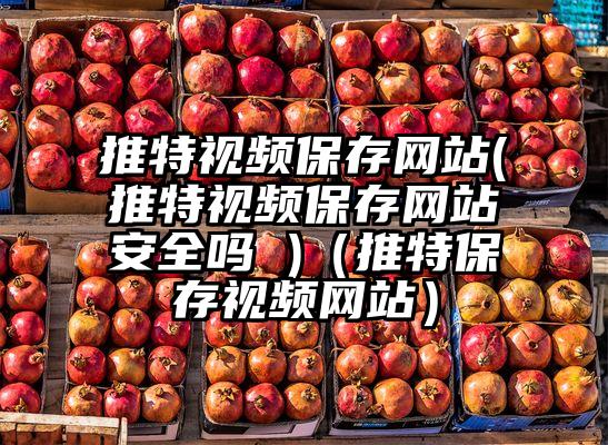 推特视频保存网站(推特视频保存网站安全吗 )（推特保存视频网站）