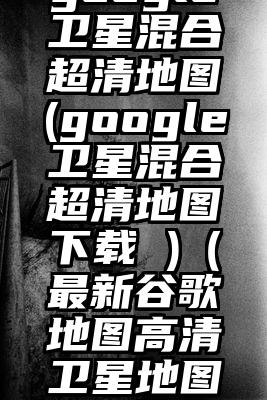 google卫星混合超清地图(google卫星混合超清地图下载 )（最新谷歌地图高清卫星地图下载）