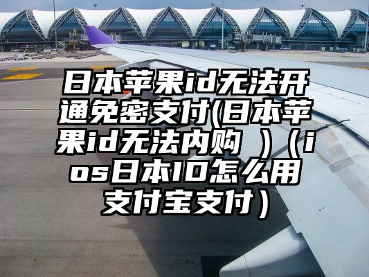 日本苹果id无法开通免密支付(日本苹果id无法内购 )（ios日本ID怎么用支付宝支付）