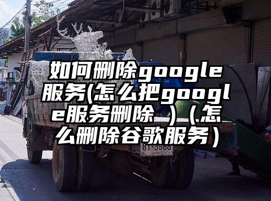 如何删除google服务(怎么把google服务删除 )（怎么删除谷歌服务）