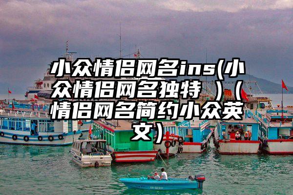 小众情侣网名ins(小众情侣网名独特 )（情侣网名简约小众英文）
