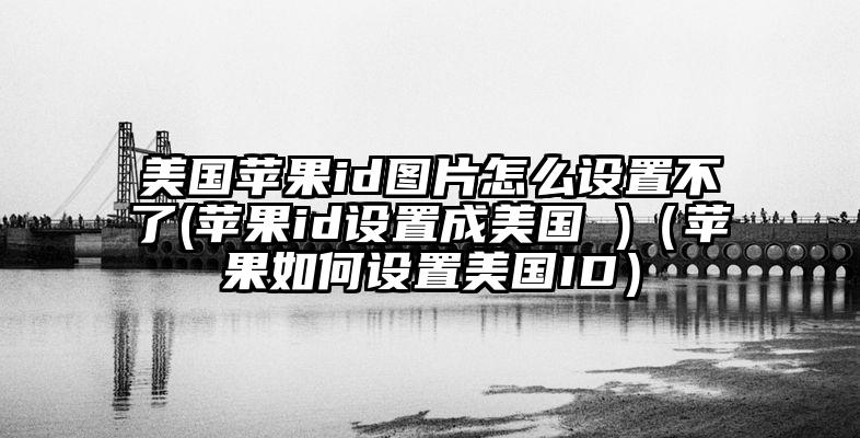 美国苹果id图片怎么设置不了(苹果id设置成美国 )（苹果如何设置美国ID）