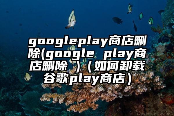 googleplay商店删除(google play商店删除 )（如何卸载谷歌play商店）